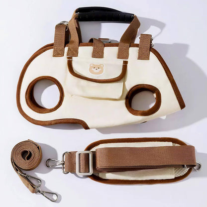Pet carrier shoulder bag