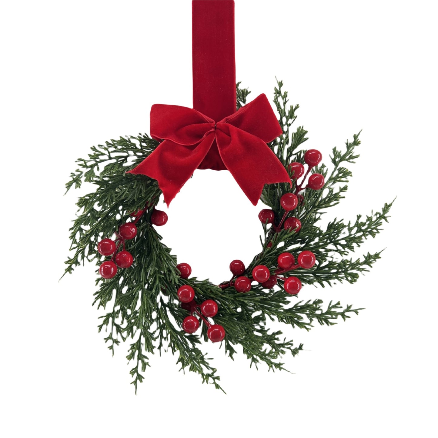 Mini Christmas Wreaths for Cabinets—Maximum Holiday Magic
