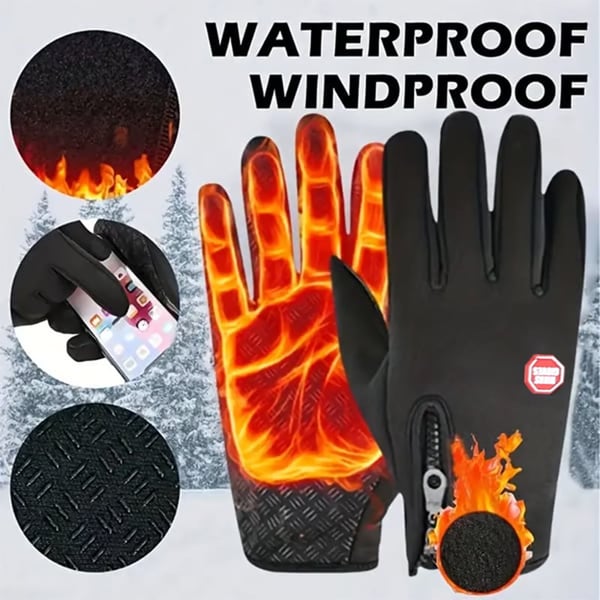 🏆 Ultimate Waterproof & Windproof Thermal Non-Slip Gloves