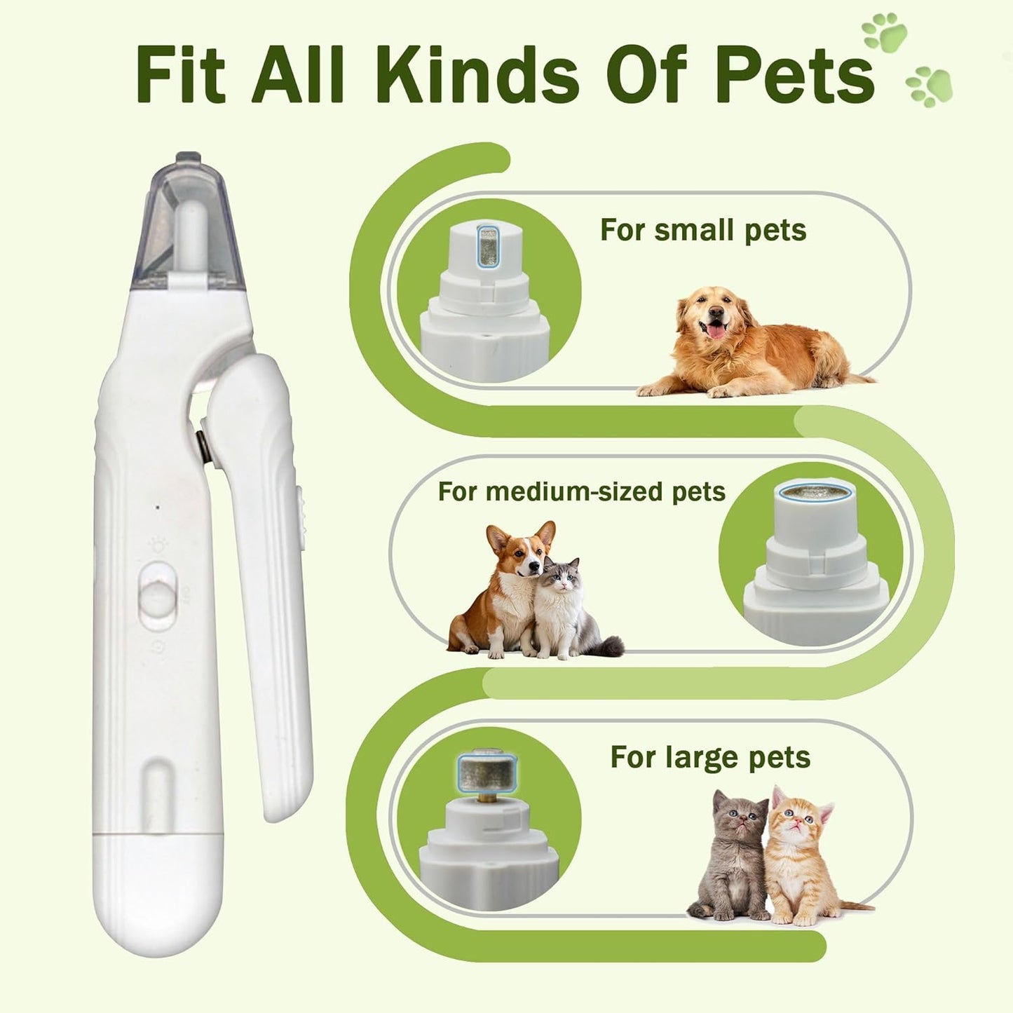 2-in-1 pet Nail Clipper