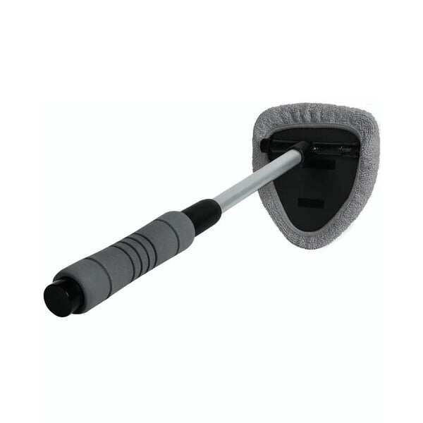 💥 💥 🔥 Windshield Cleaning Tool, Microfiber Car Window Cleaner with 4 Reusable and Washable Microfiber Pads and Extendable Handle