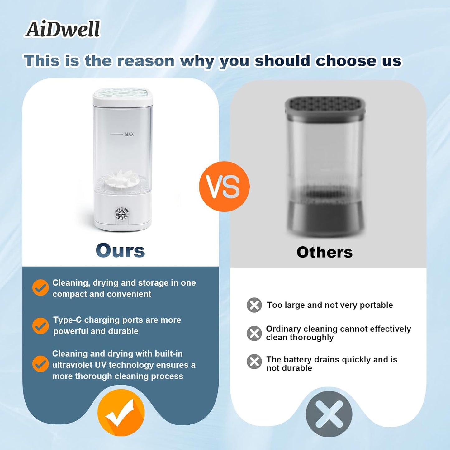 Final 3 Hours: 60% OFF🔥 Automatic makeup brush cleaner