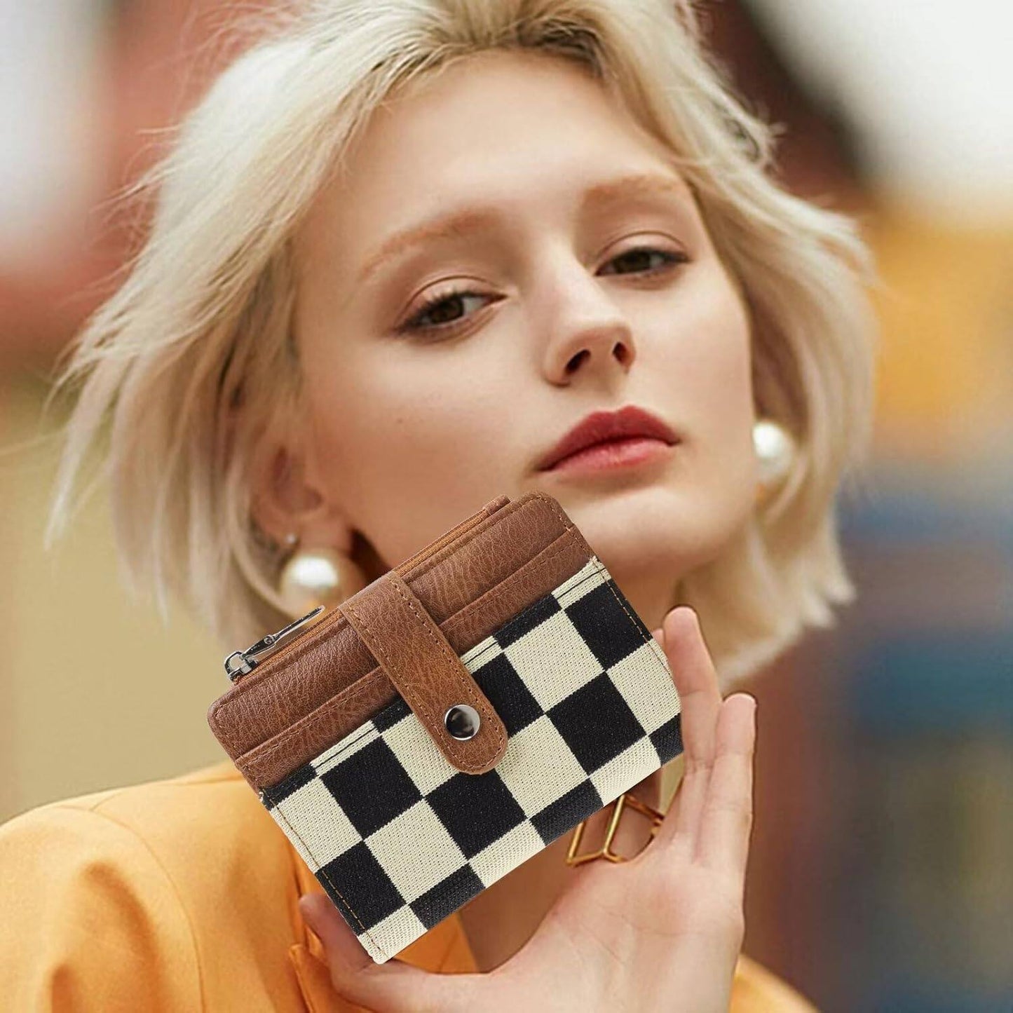 💥checkered wallet💥