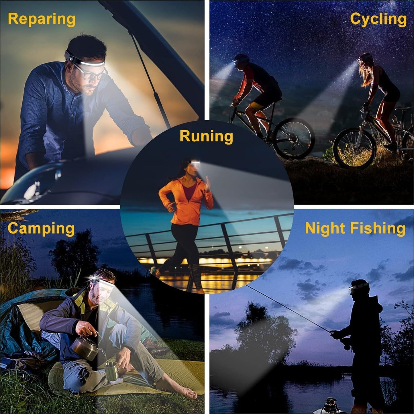 Headlamp Rechargeable