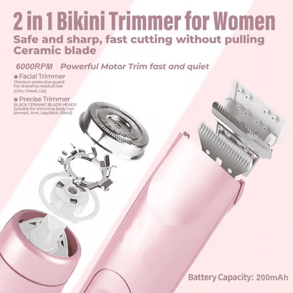 🔥 - Winter & New Year Gift - Comfort 2 in 1 Electric Lady Shaver