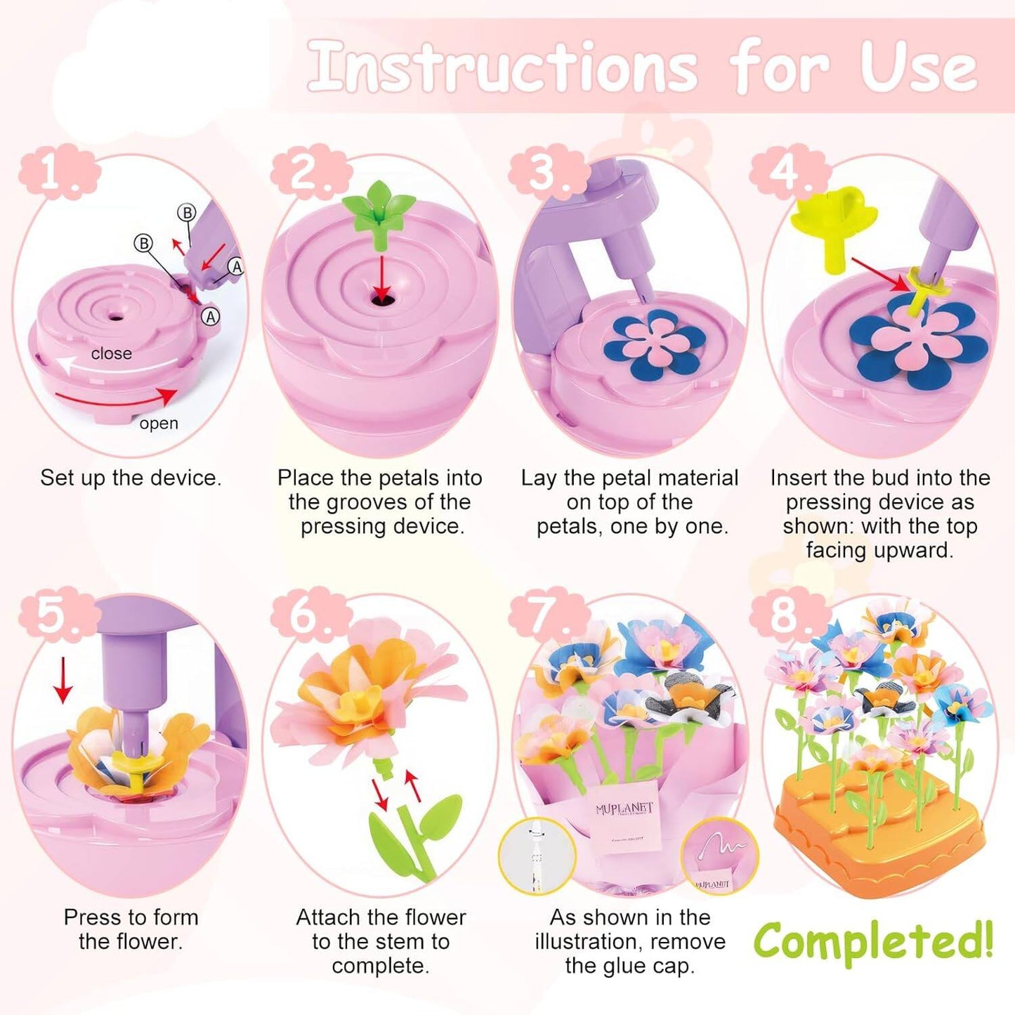 Fabric Flower Bouquets Toys