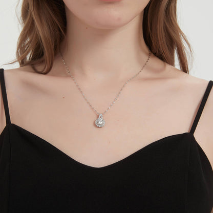 S925 Sunflower Moissanite Necklace