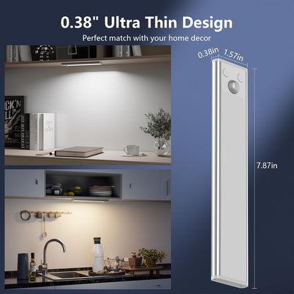 🔥LAST DAY SALE 49% OFF - 💡 2 Pack Punch-free Smart Sensor Magnetic Rechargeable LED Lights