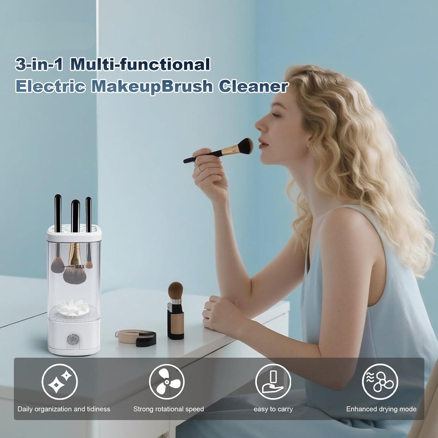 Final 3 Hours: 60% OFF🔥 Automatic makeup brush cleaner